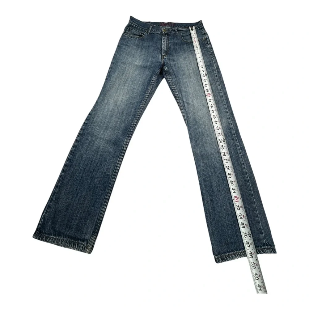 Perry Ellis America‎ Mens Blue Straight Leg Denim Jeans Size 31x30